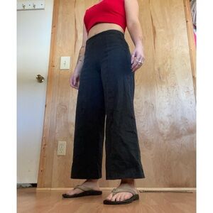 Old Navy Black Wide-Leg Women's Pants